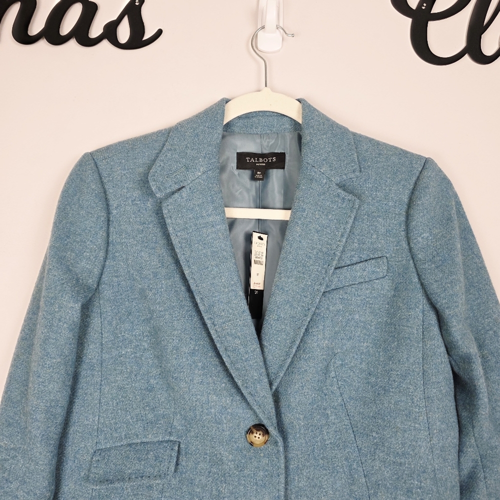 Talbots Wool Blend Double Breasted 2-button Schoo… - image 3